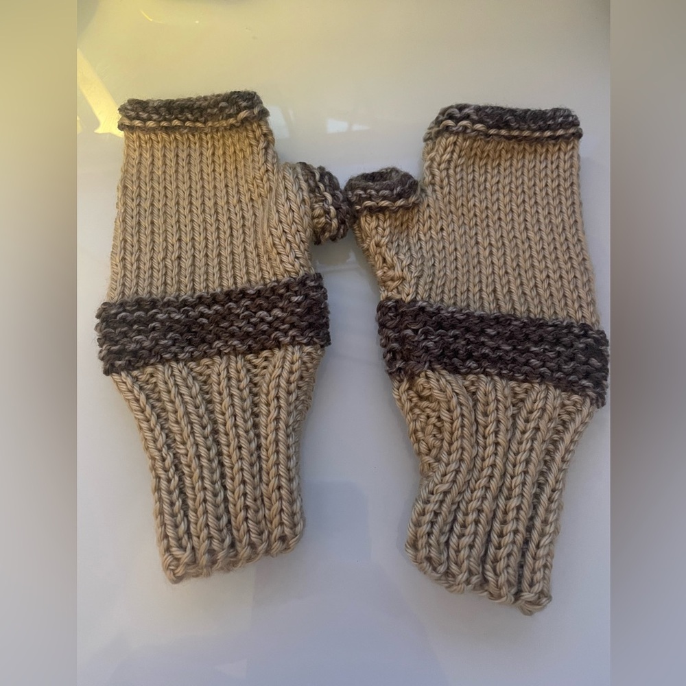 handmade fingerless gloves